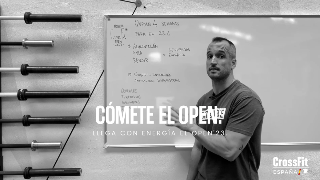 Asegura tu energía para el Open.