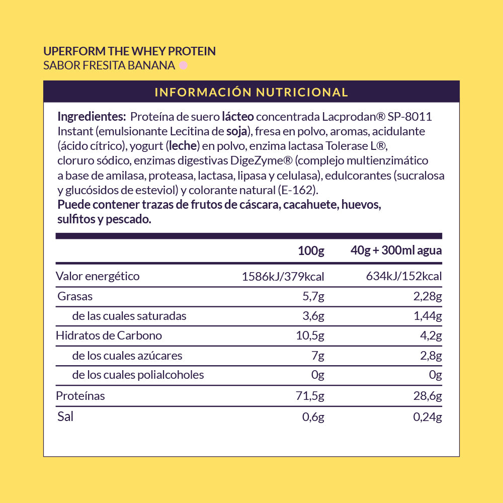 THE WHEY Proteína concentrada