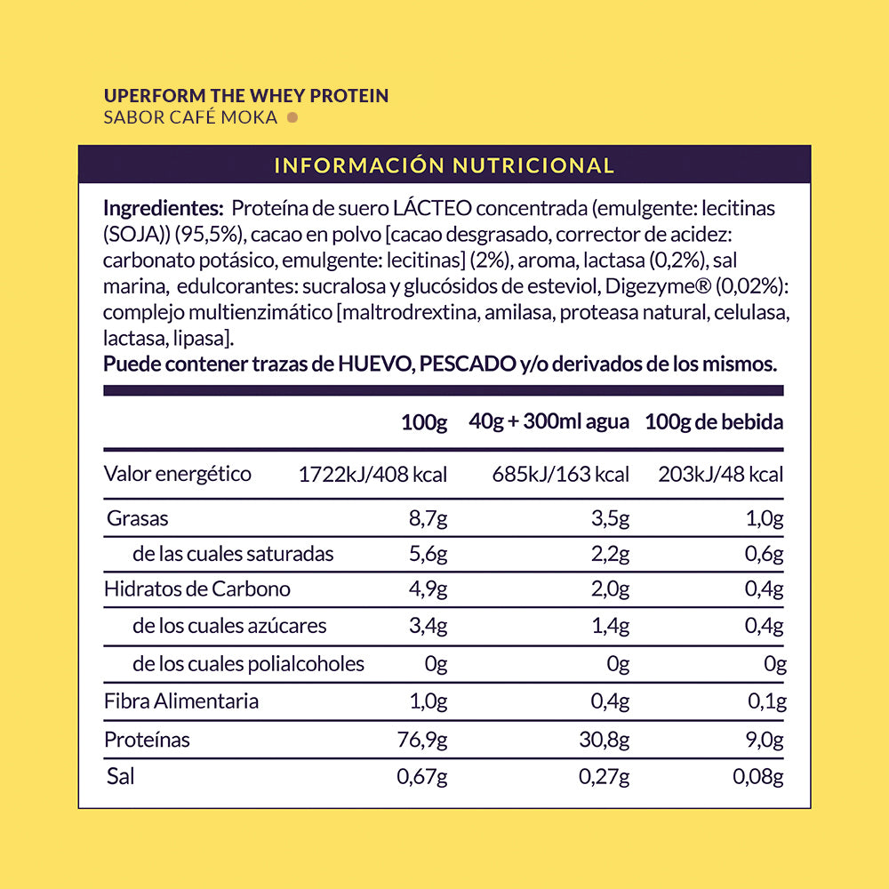 THE WHEY Proteína concentrada